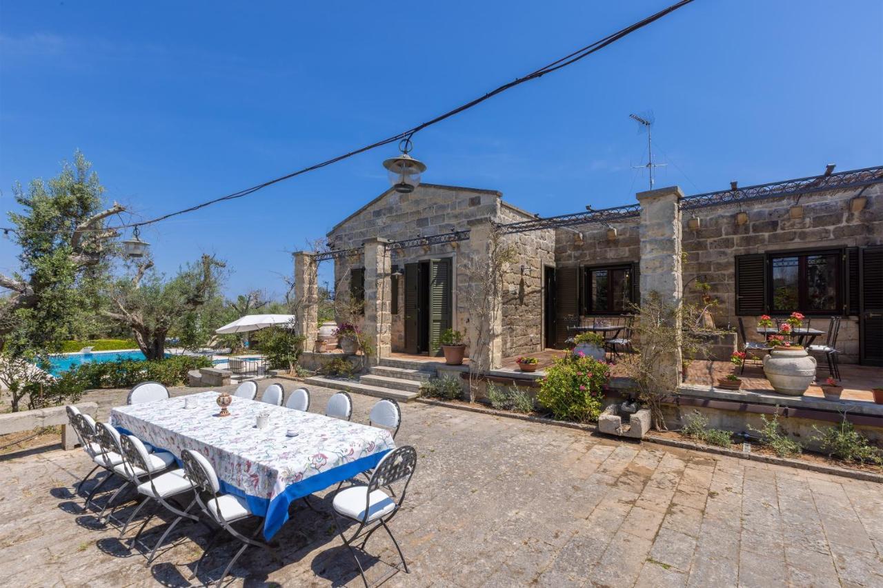 Casa Ulmi Con Piscina Bed and Breakfast Uggiano La Chiesa Eksteriør billede